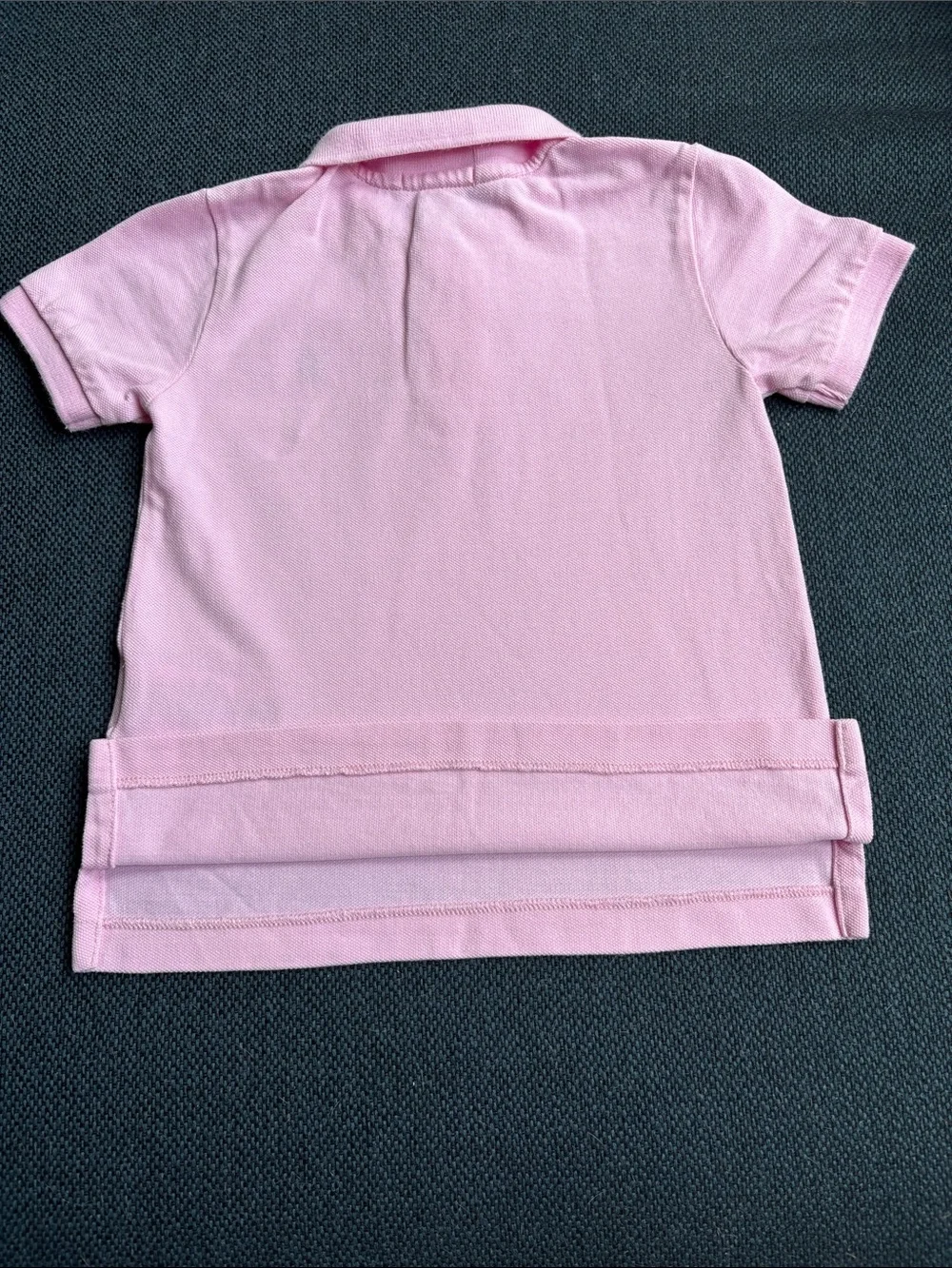 Polo Ralph Lauren Light Pink Polo with Navy Logo Boys Size 2/2T EUC